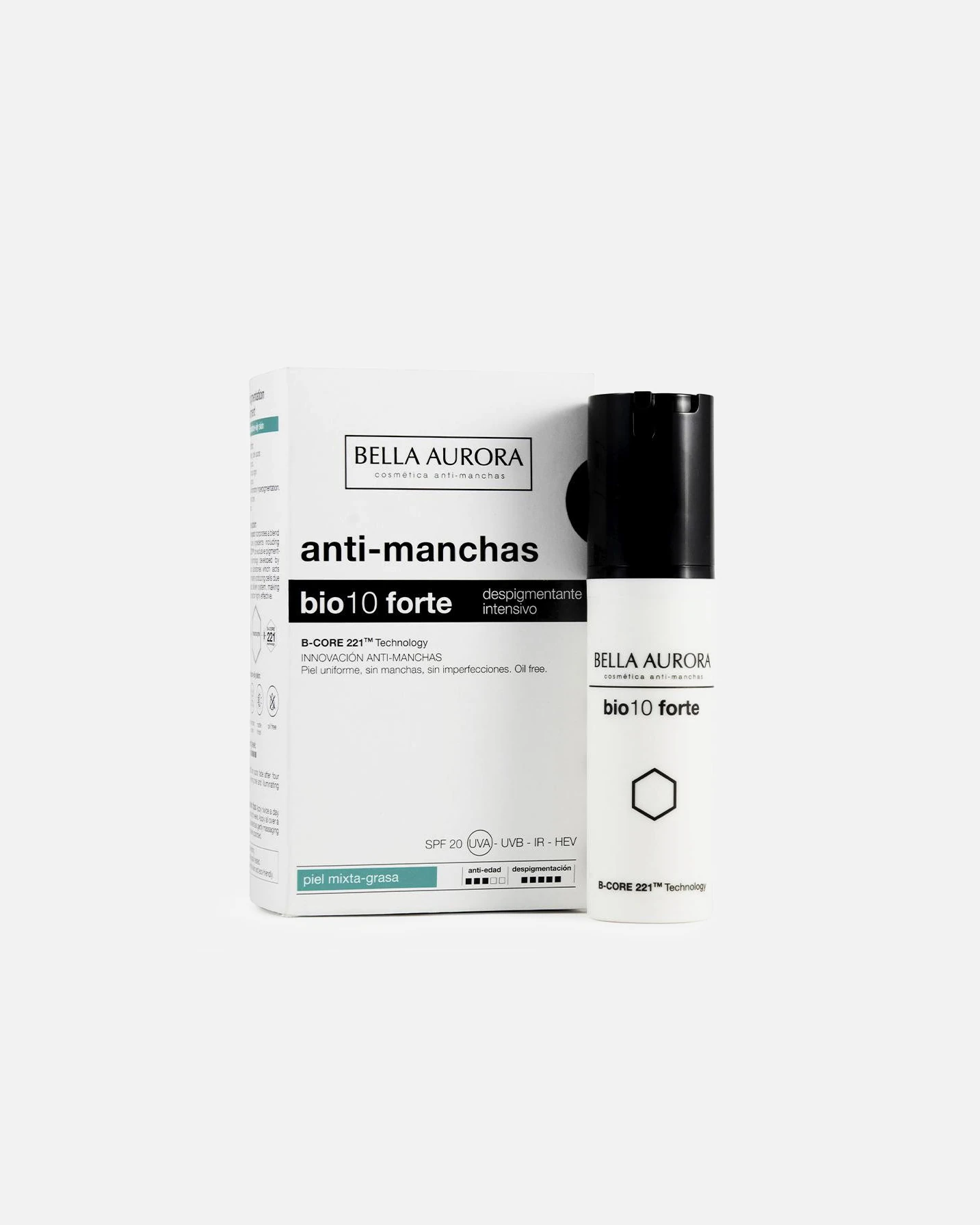 Bella Aurora BIO 10 Forte Fluide anti-taches. Traitement de choc pour peau sensible