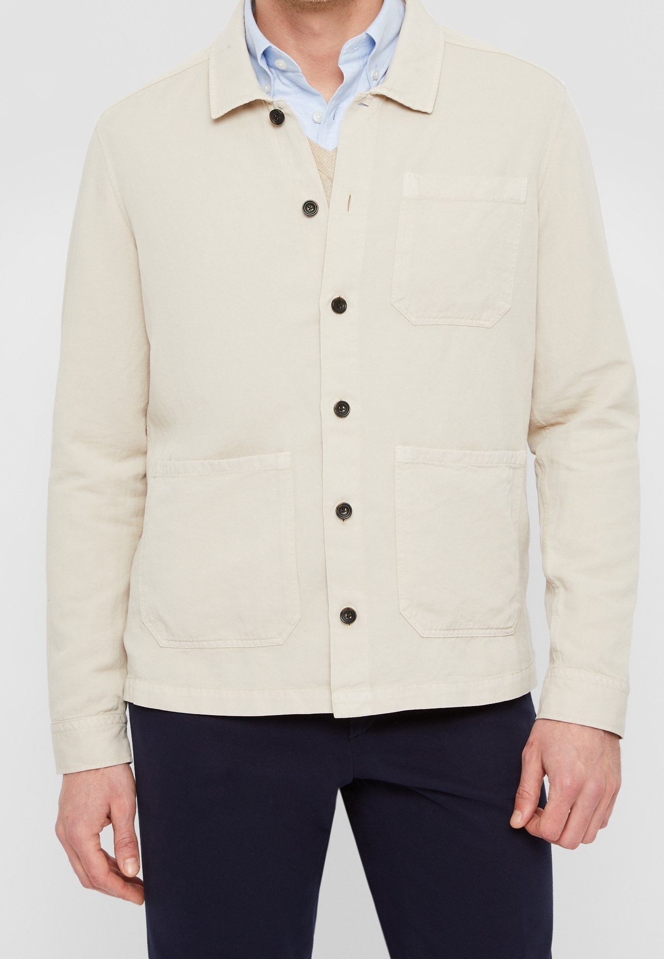 Hackett London spijkerjas - beige