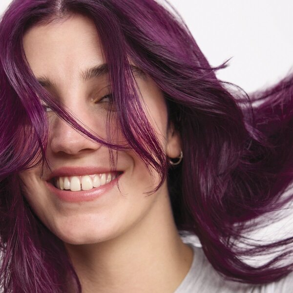 Sada na permanentné vegánske farbenie No Bleach London Vivid Berry