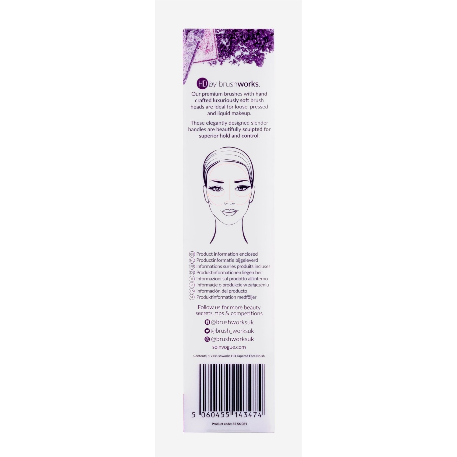 Brushworks Pinceau Fuselé HD