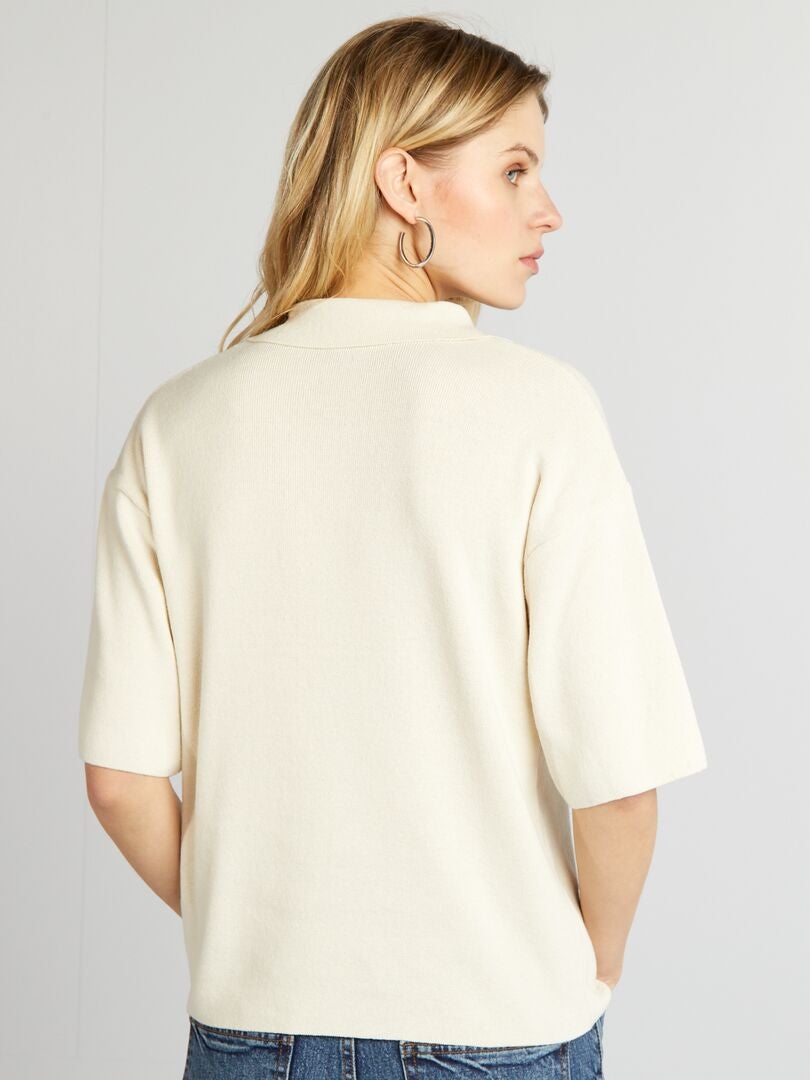 Jersey de punto - BEIGE