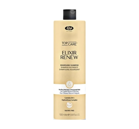 Lisap  Milano Top Care Elixir Renew szampon odżywczy do włosów suchych i zniszczonych 1000ml