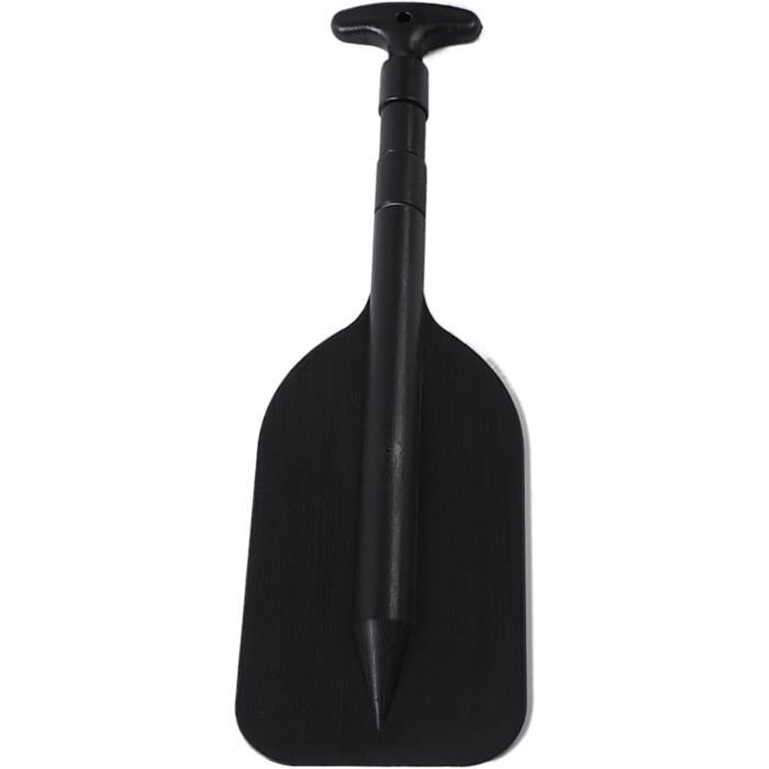 Telescopic paddle for teenagers, Adjustable canoe ramie for children, Water sports accessory with a handle, Black