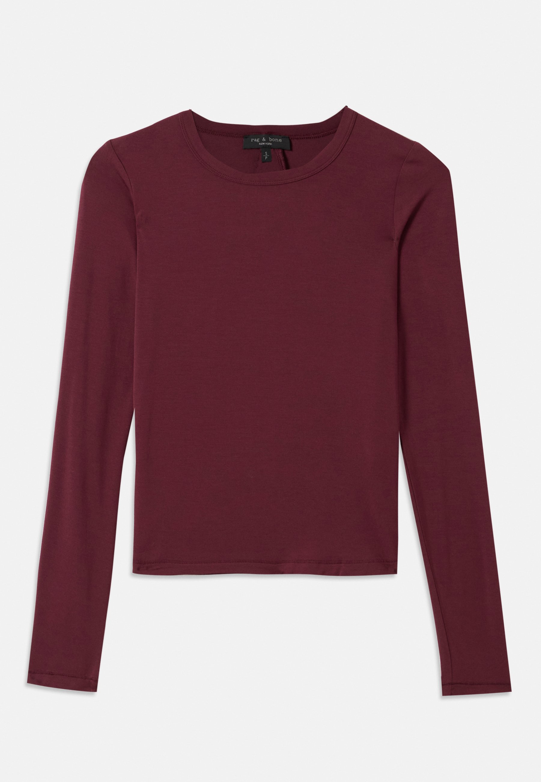 rag & bone LUCA SLIM - Haut à manches longues - couleur vin