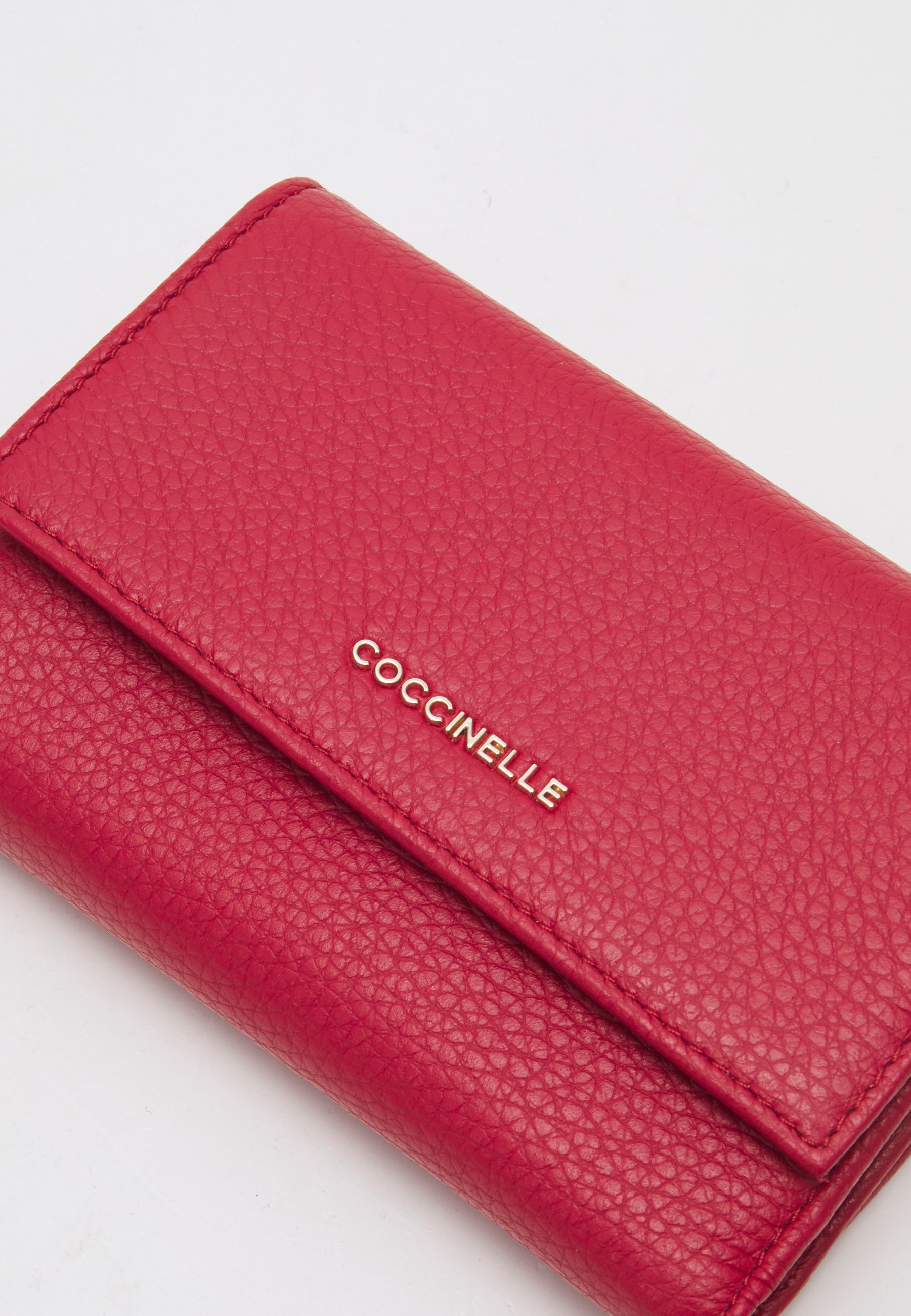 Portefeuille Coccinelle METALLIC SOFT - rubis