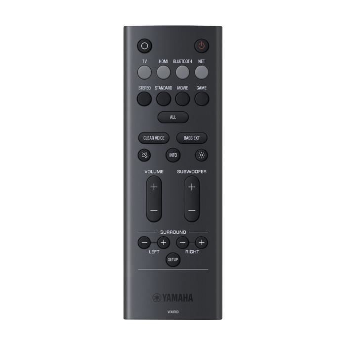 Soundbar - YAMAHA - SR-X40ACGY - Dolby Atmos 2.0.2 met geïntegreerd basmanagement - Carbongrijs