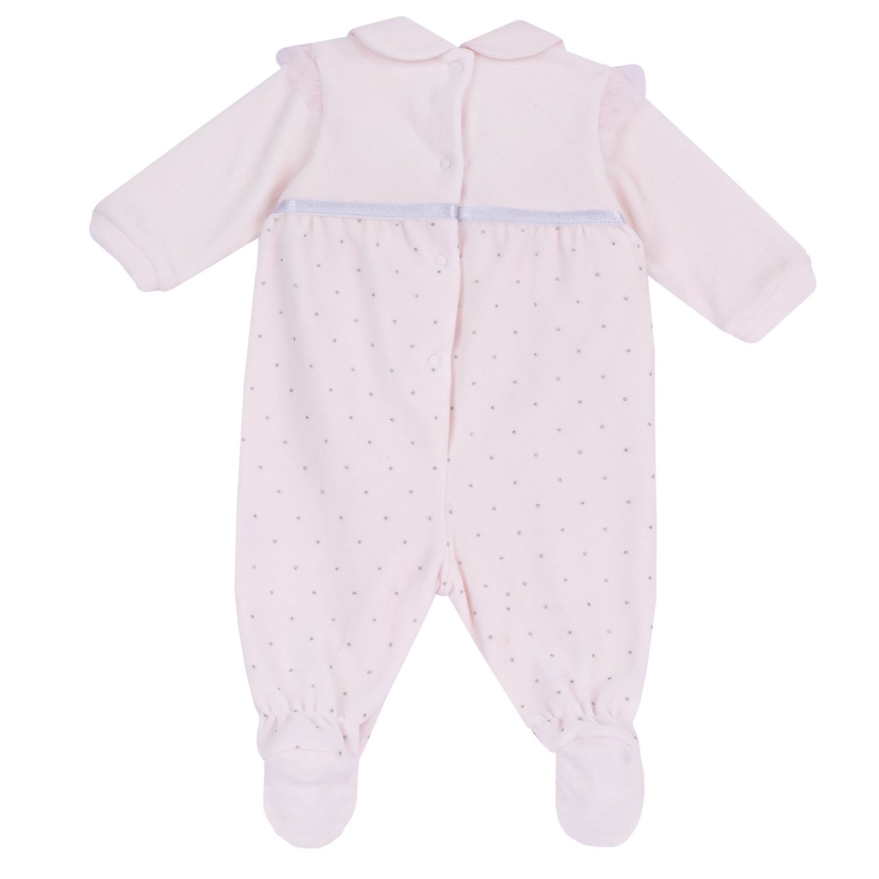 Pyjama van chenille en ruches