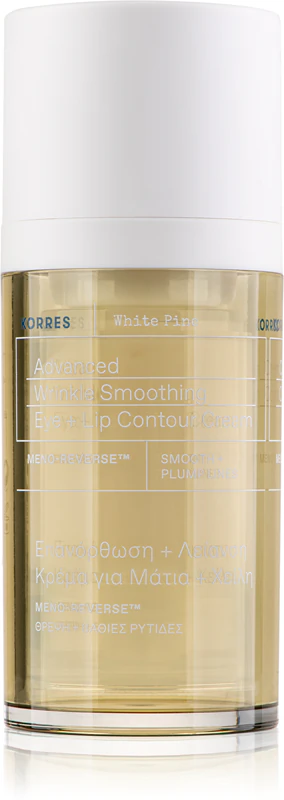 Korres White Pine Meno-Reverse™ Omladzujúci krém na oči a pery pre zrelú pleť