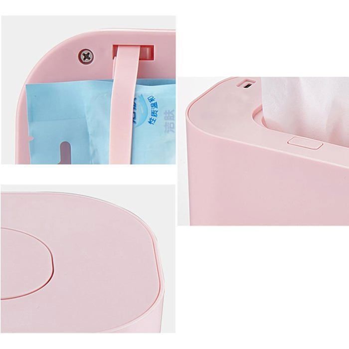 Chauffe-Lingettes Bébé - Capacité XL Écran LED Réglable - Pour Table à Langer et Soins Bébé Portable