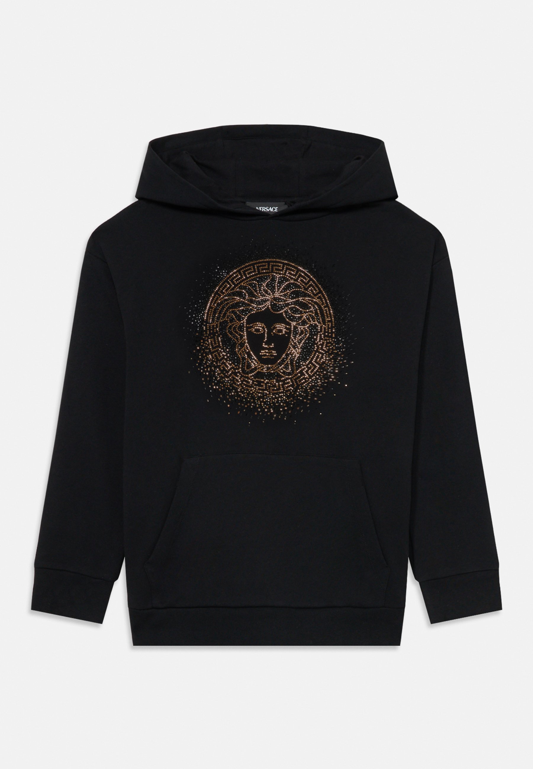 Versace STUDS FADING MEDUSA KIDS EMBROIDERY UNISEX - Hoodie - zwart/goudkleurig/zilverkleurig