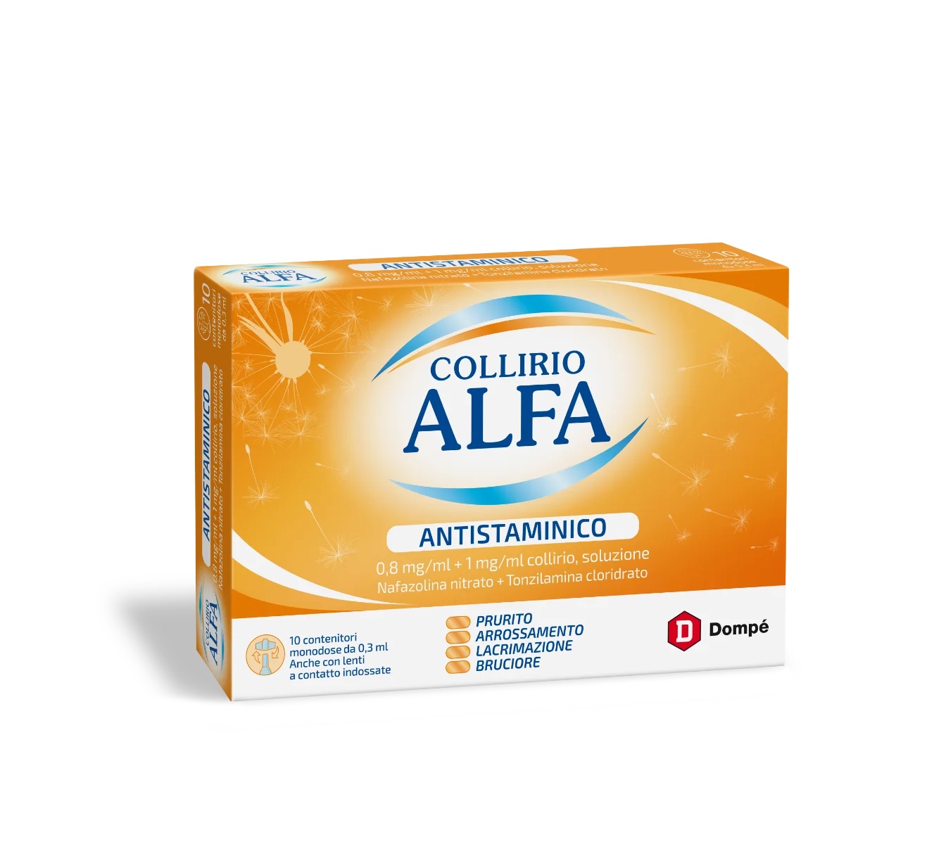 Collyres ALFA Antihistaminique Collyres Alfa 10 flacons Démangeaisons, rougeurs, irritations, brûlures