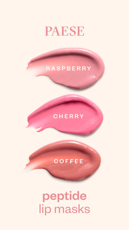 Máscara labial hidratante com peptídeos Paese Peptide Lip Mask.