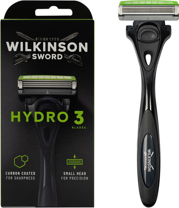 Wilkinson Sword Hydro3 бријач за заштиту коже Black Edition