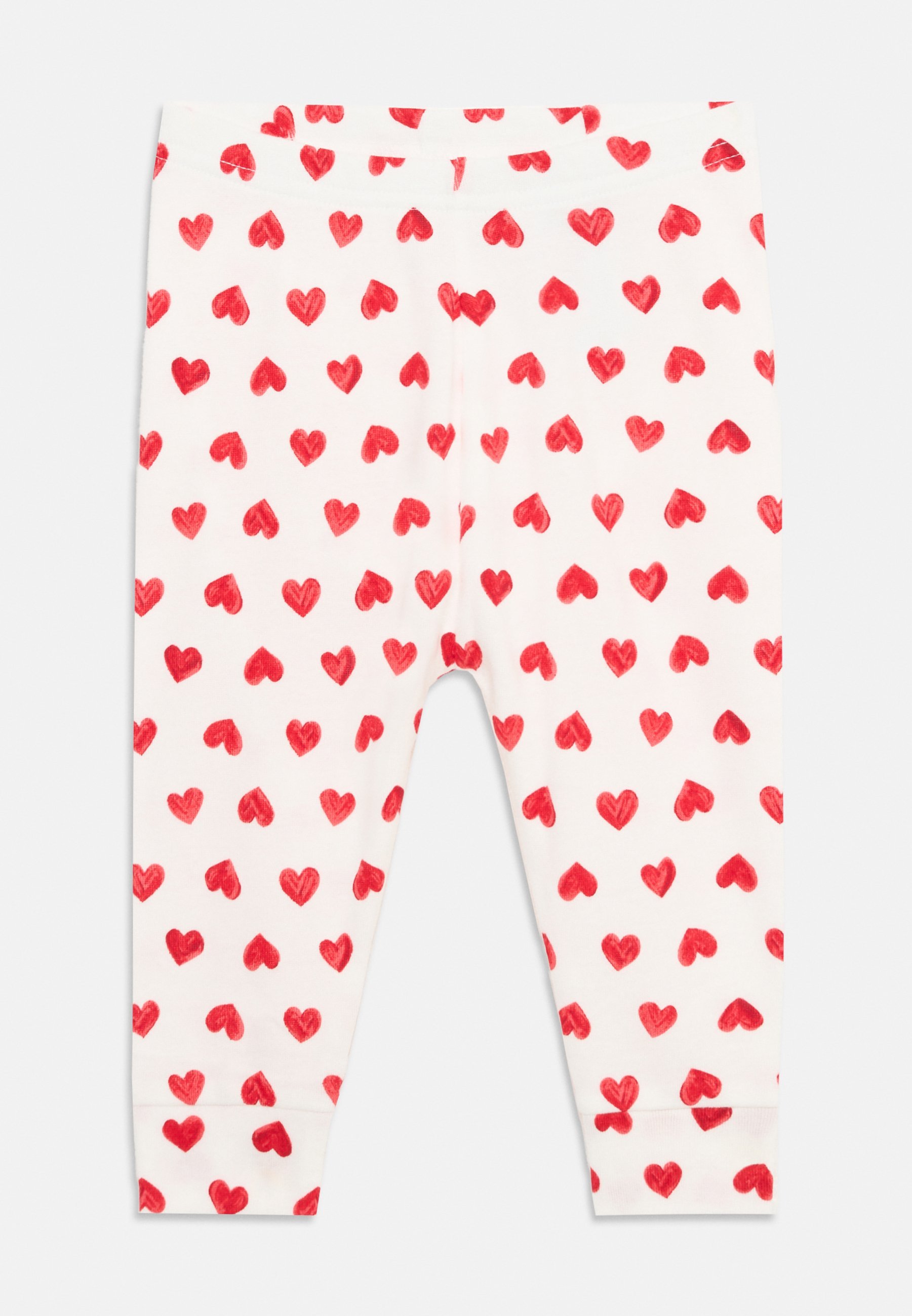 GAP BABYGAP ORGANIC COTTON HEART PJ SET - Pyjamaset - pantoffel rood