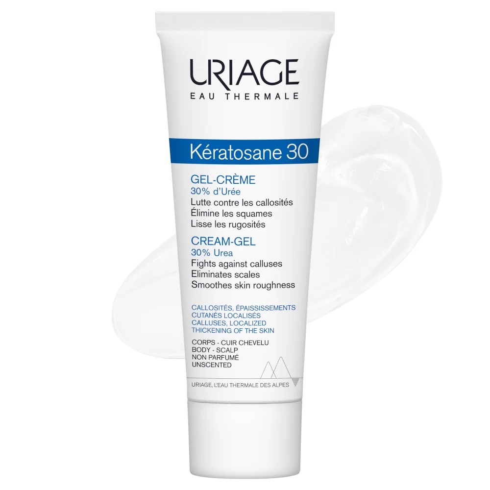 URIAGE Uriage Kèratosane 30 Keratolytische gelcrème 75 ml Keratolytisch effect