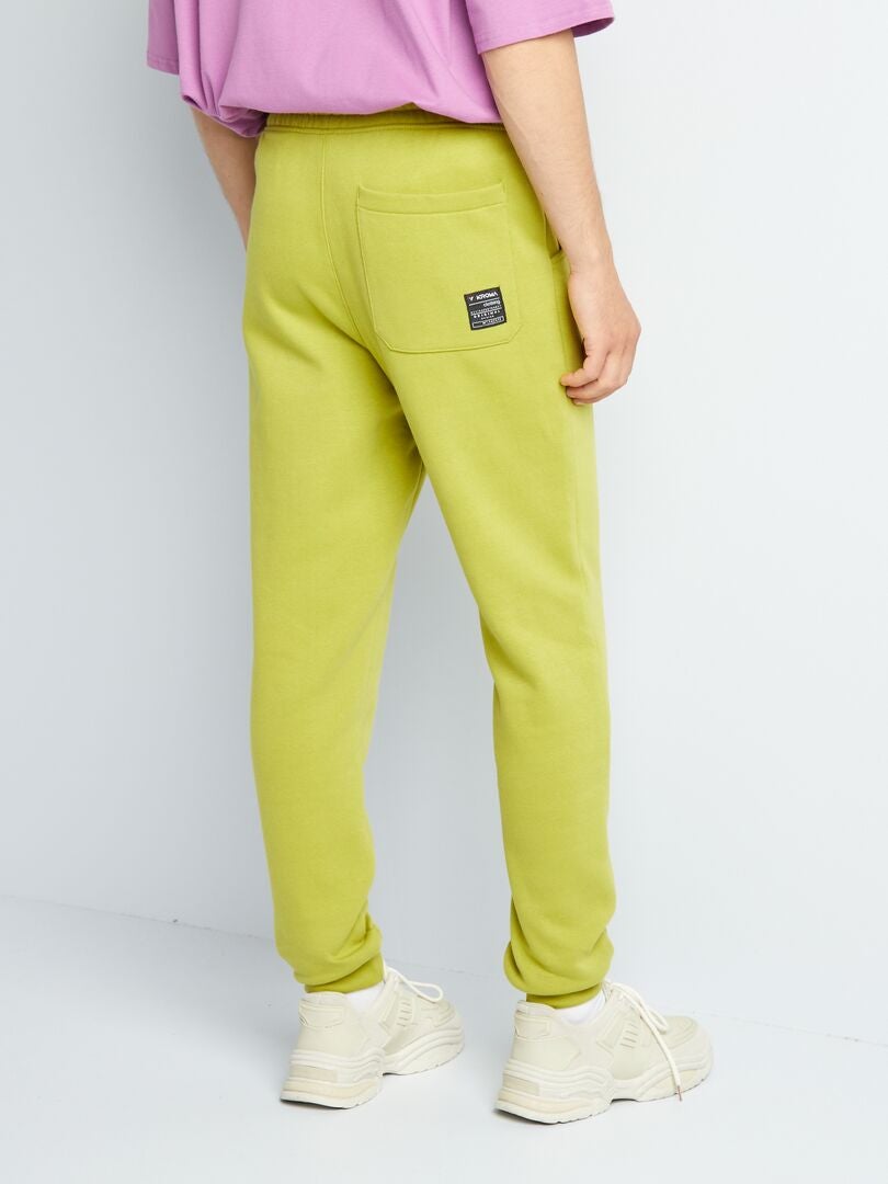Spodnie dresowe z polaru - KHAKI