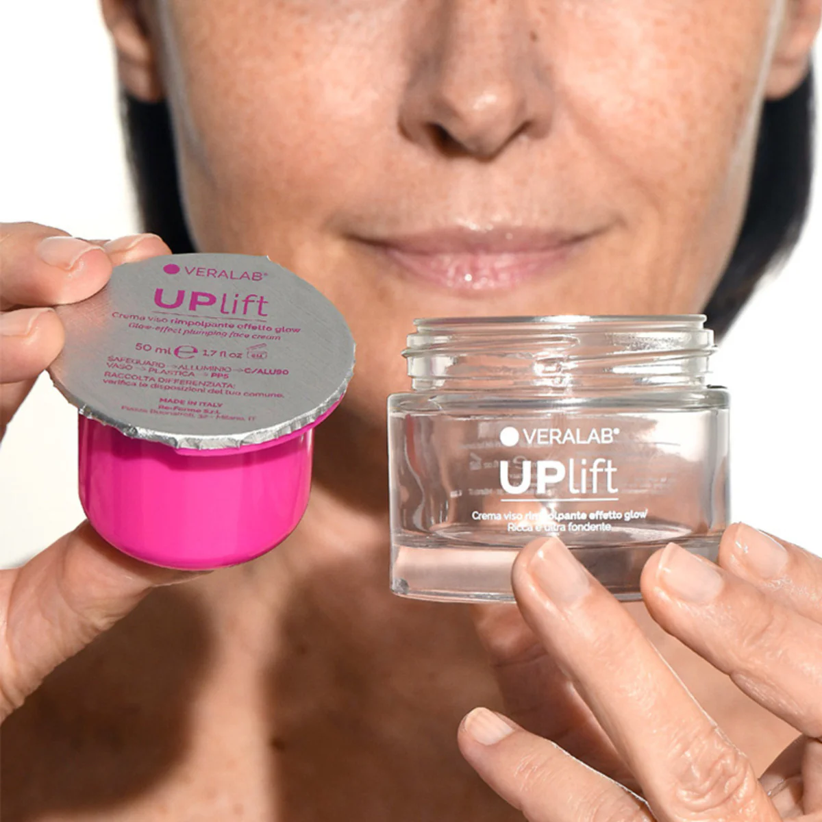 Creme Viso Uplift Crema Viso Rimpolpante Effeto Glow - Tratt. lifting viso 24 ore