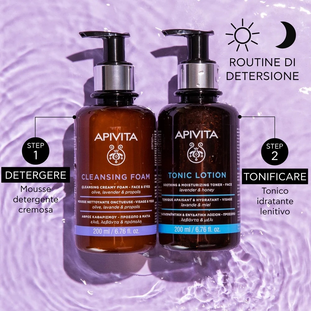 APIVITA Apivita Reinigingsschuim voor gezicht en ogen 200 ml / 20 romige reinigingsschuimen