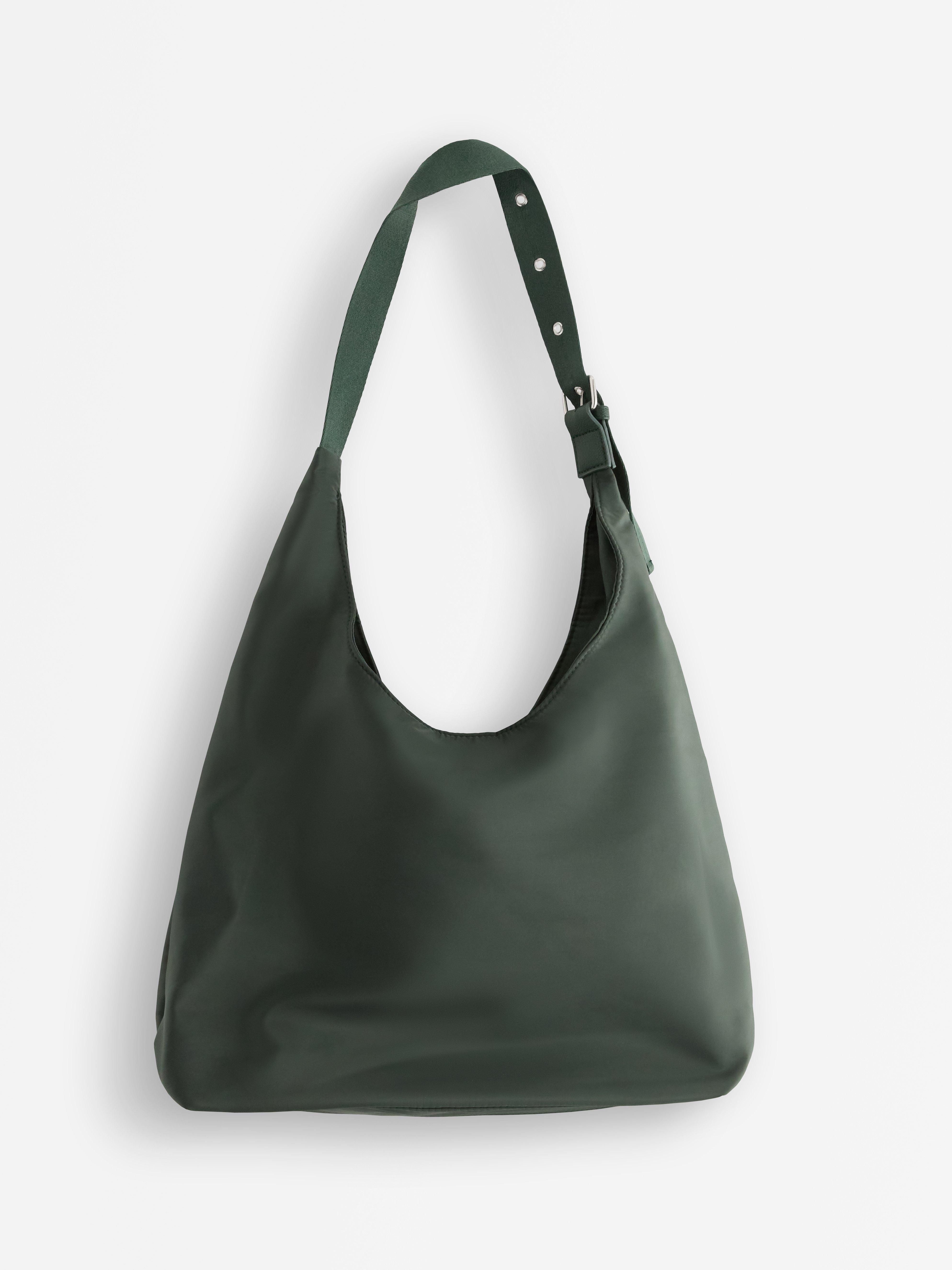 Bolso de hombro verde oscuro