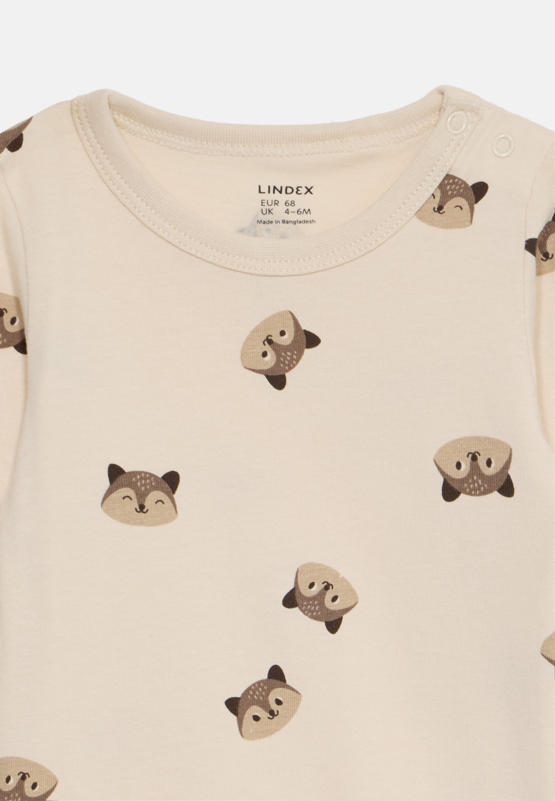 Lindex BODY RACCOON UNISEX SET - Body - jasnobeżowy