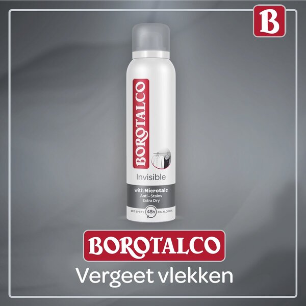 Borotalco Invisible Deodorant Spray<br>150ml