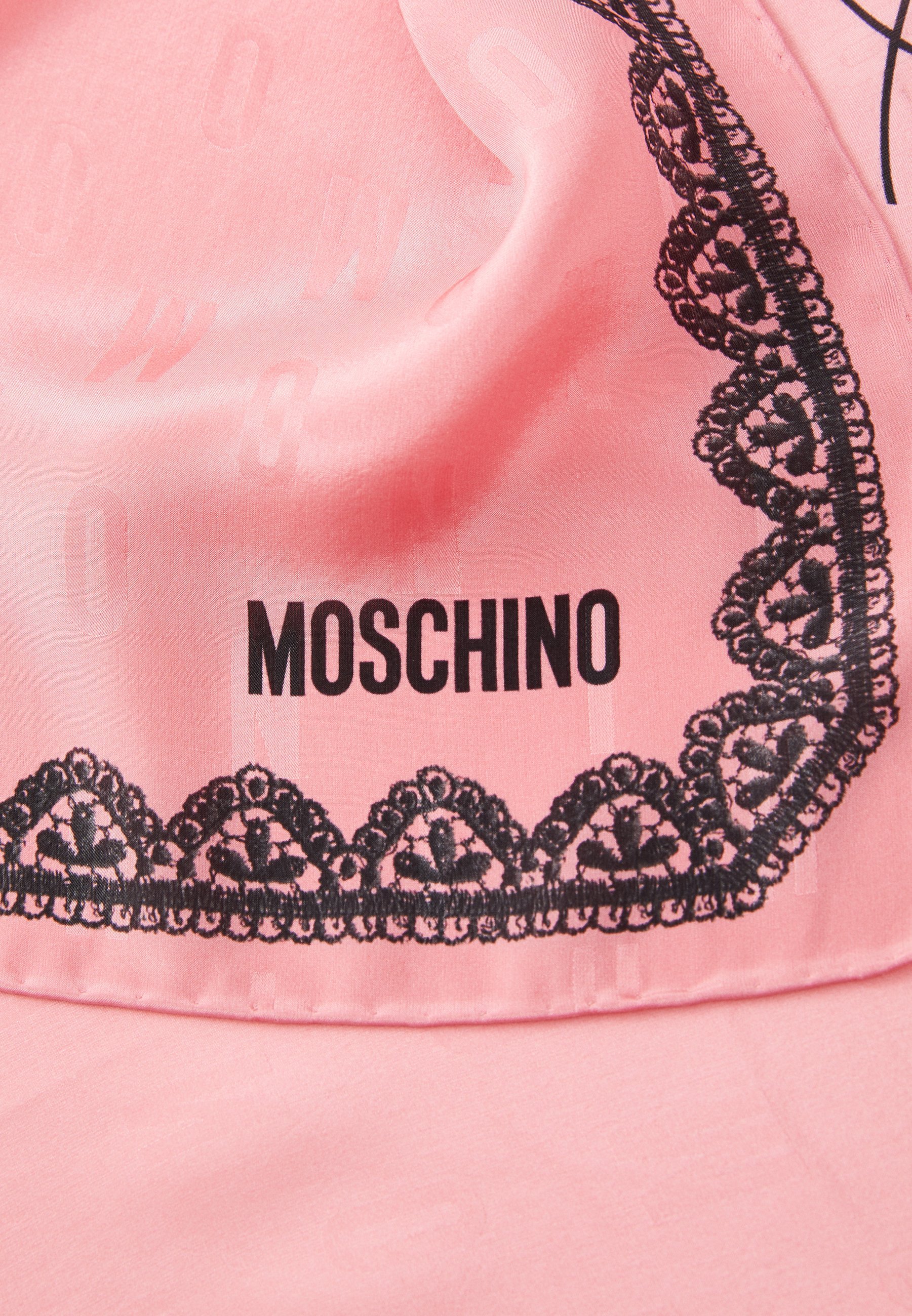 MOSCHINO 90X90 ŠALIKAS - Foulard - rožinis
