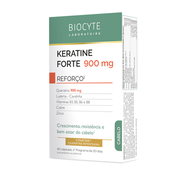 Biocyte-hiustenkasvukapselit keratiinilla, 3 x 40 kapselia