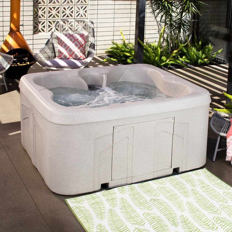 Lifesmart Spas LS100 4 hengelle - 13 hengelle - Suihkukone, suorakaiteen muotoinen, plug and play -poreamme
