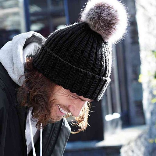 Gorro De Punto Con Vuelta Unisex Beechfield