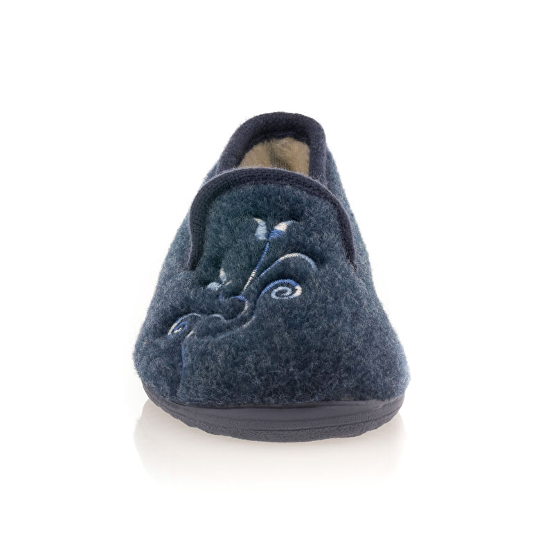 Pantoufles Femme Bleu