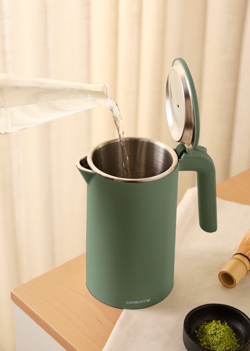 Bouilloire électrique - Create - Kettle Studio Pro - 1L - Température réglable - Acier inoxydable