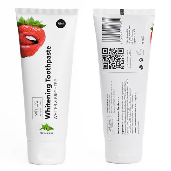 Dentifricio sbiancante Whites Beaconsfield al gusto di menta fresca