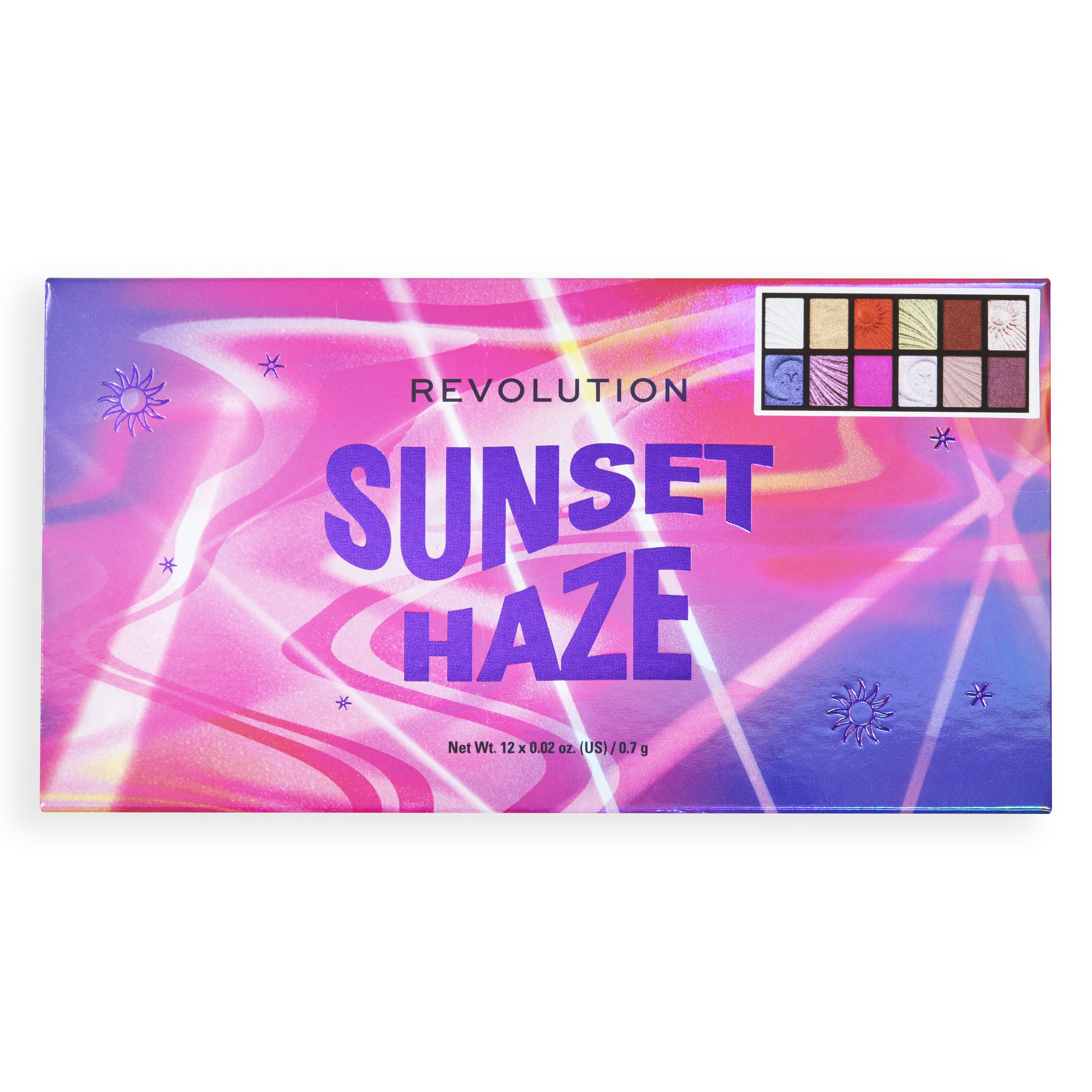 Sunset Haze acu ēnu palete Acu ēnu paletes un grims
