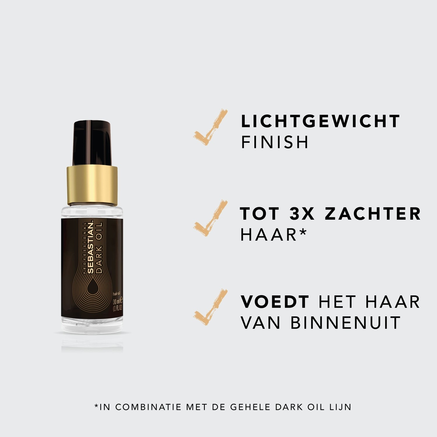 Sebastian Professional Haaröl für dunkles Haar – 30 ml