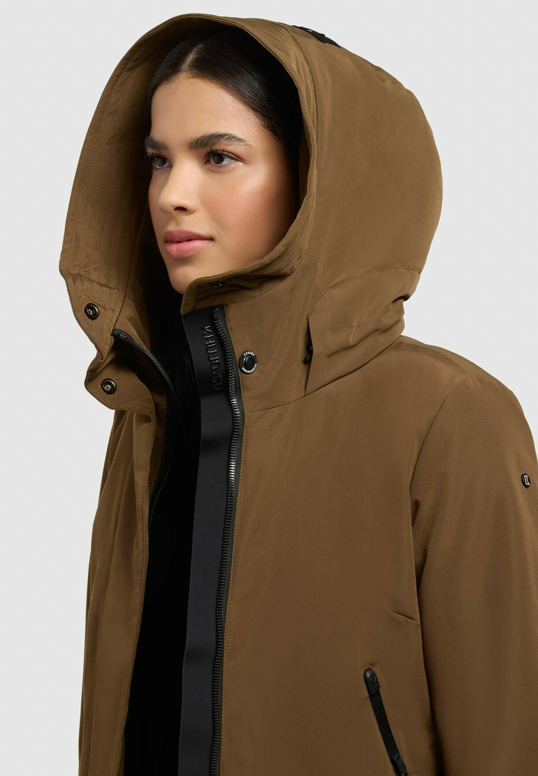 khujo CHARLYN - Talvemantel - khaki