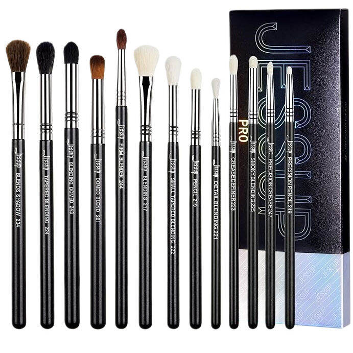 Jessup Pro ögonskuggsborstar set