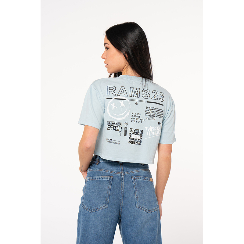 Camiseta Oversize Corta Qr Rams 23