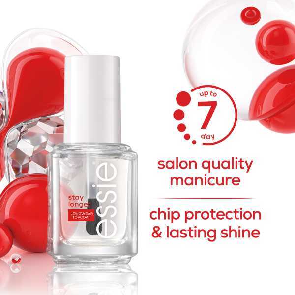 Essie Care Stay Longer Premium Langtidsholdbar Topplakk