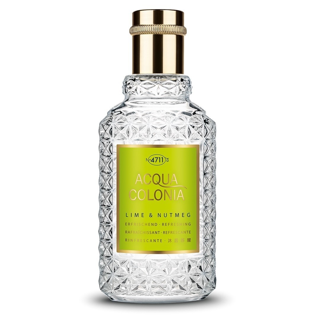 4711 Set di fragranze Acqua Colonia Lime & Nutmeg - Eau de Cologne Spray 50 ml + Gel Doccia Aromatico 75 ml 1 pezzo.