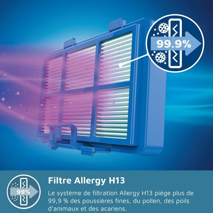 Aspirapolvere senza sacco PHILIPS - FC9331/09 - Serie 3000 PowerPro Compact - 900W - 76dB - Nero intenso