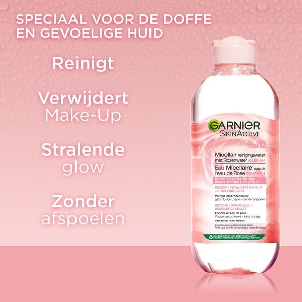 Garnier SkinActive micelarna voda za čišćenje s ružinom vodom 400ml - Osjetljiva koža