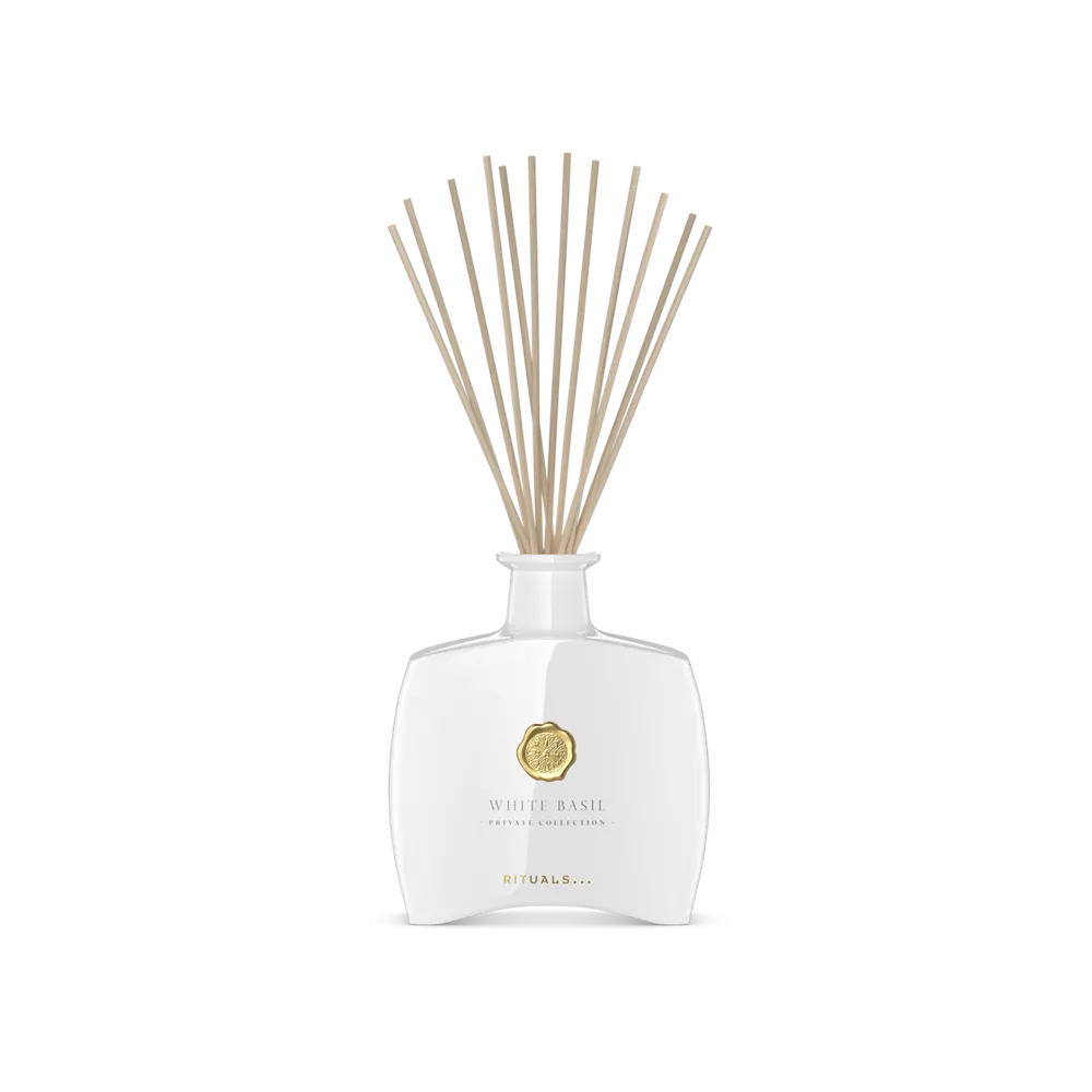 Varitas aromáticas de albahaca blanca de colección privada