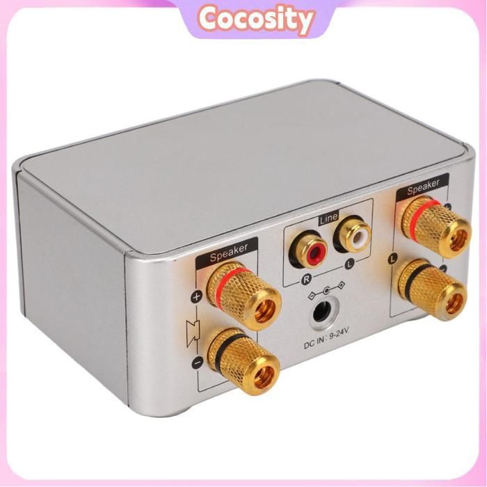 Amplificador Bluetooth Cocosity Mini, amplificador digital inalámbrico Bluetooth 5.0, receptor de audio estéreo HiFi, lámpara de techo.