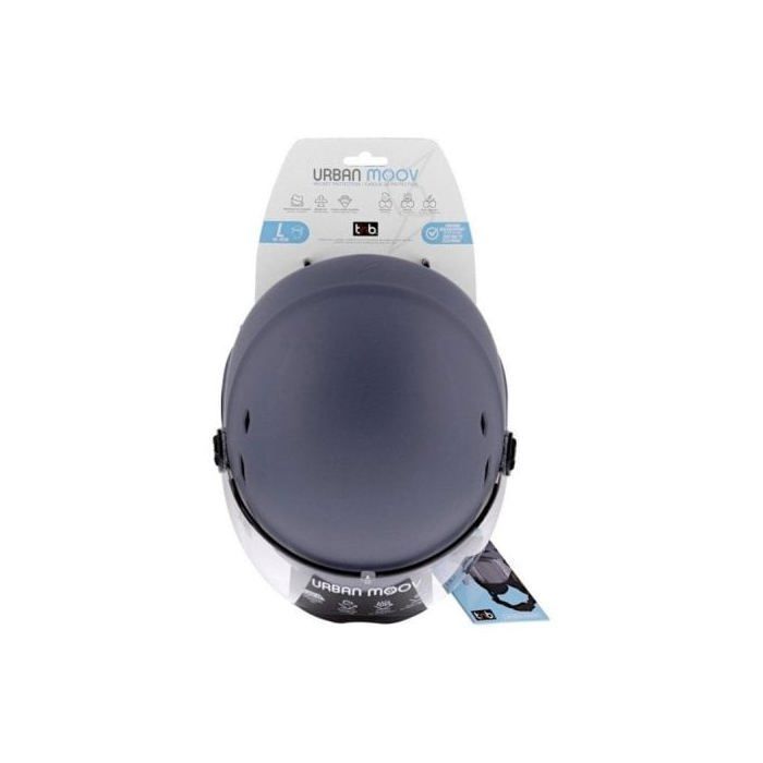 Casque de Protection - T'nB - Urban Moov - Visière Anti-Rayures - Cache-Oreilles Détachables - Taille L