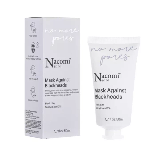 Nacomi Next Level No More Pores oczyszczająca maska do twarzy 50 ml