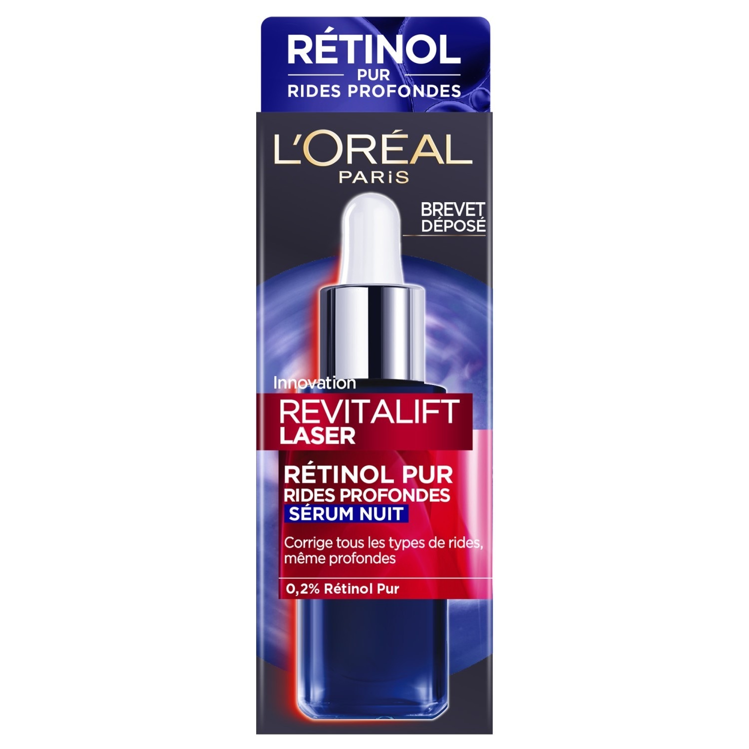 L’Oréal Paris Laser Sérum Nuit Rétinol Pur rides profondes