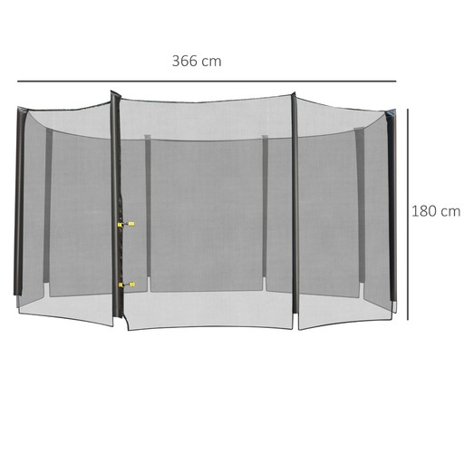 Homcom Sicherheitsnetz für Trampolin