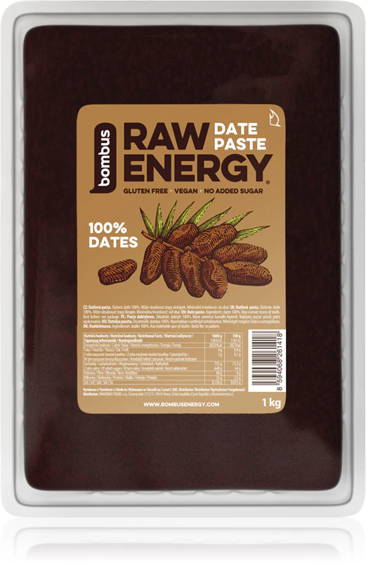 Bombus Raw Energy dadelpasta natuurlijke zoetstof
