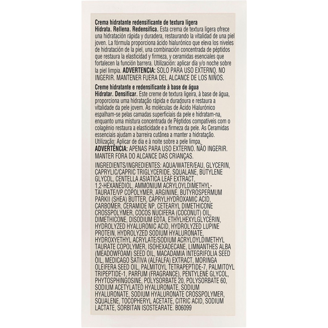 Elizabeth Arden ansiktskräm med ceramider, hyaluronsyra, peptider och vatten – 50 ml
