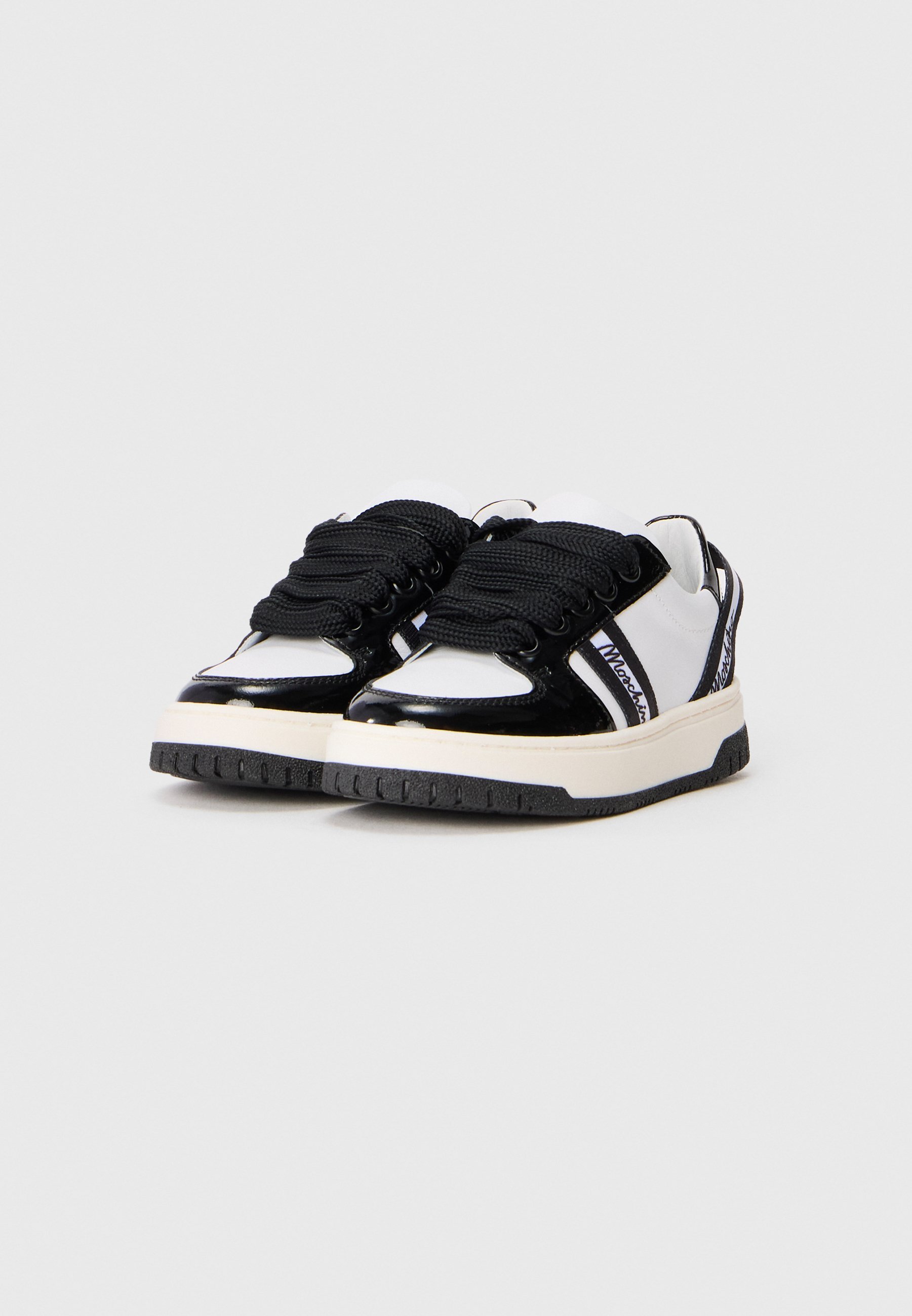 MOSCHINO UNISEX - Scarpe da ginnastica - nero/bianco